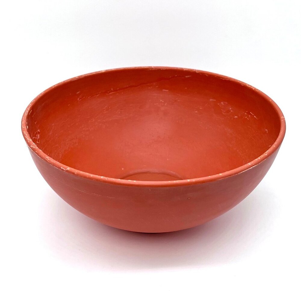 Vintage Mixing Bowl 10 Inch Melamine Rust Red Franklin China Kitchen
